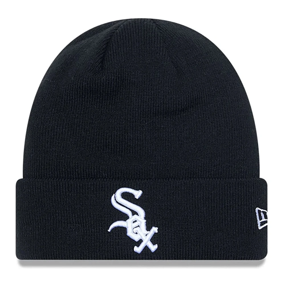 New era Zwarte Sox League Cuff Beanie Black Heren