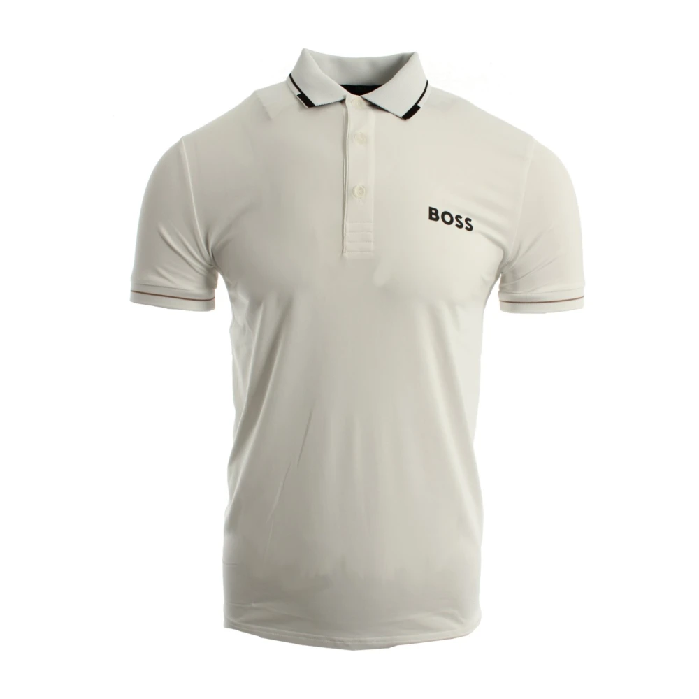 Hugo Men's White Paul Pro Polo - Polo Shirts - S - Tops