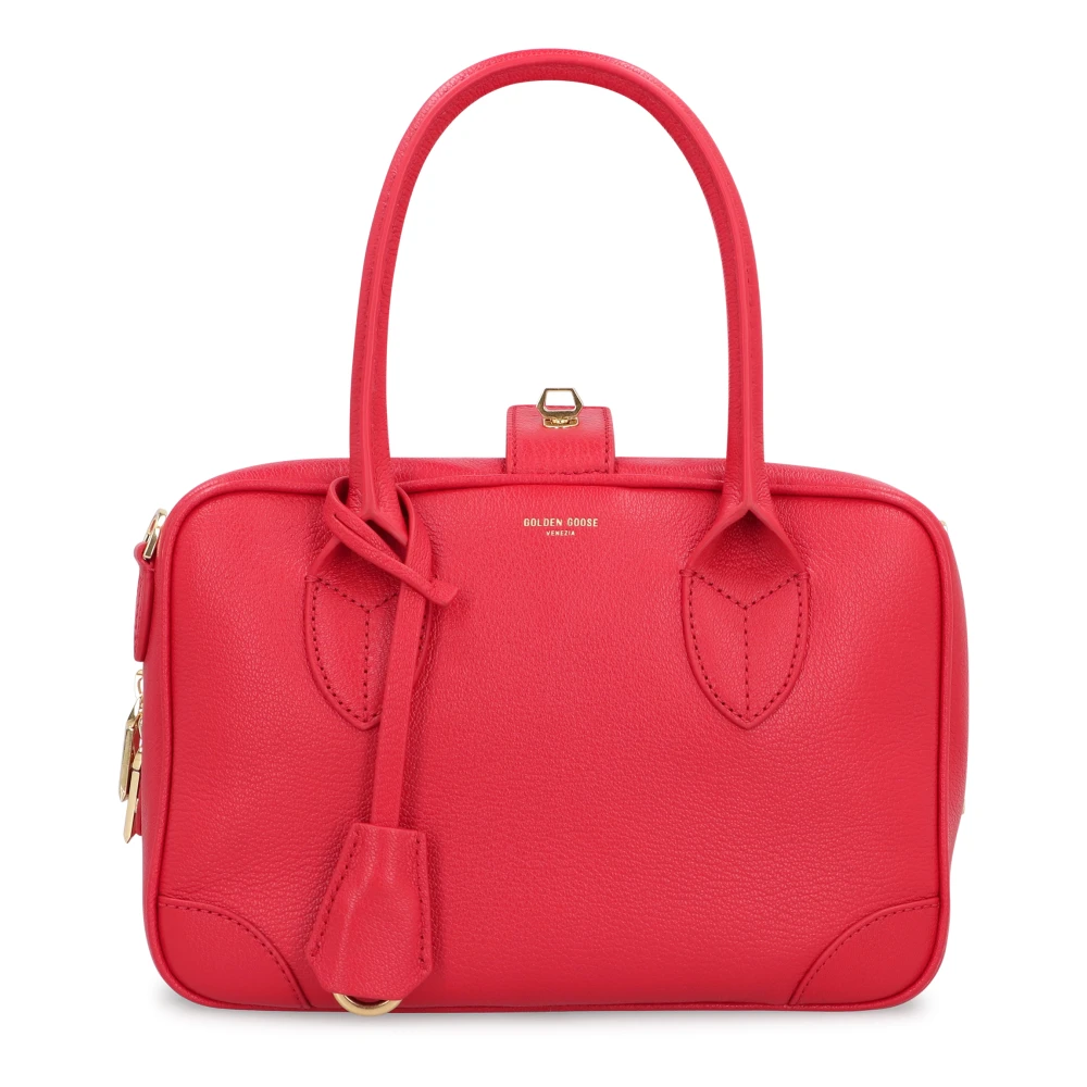 Golden Goose Women's Red/Golden Vita Leather Handbag