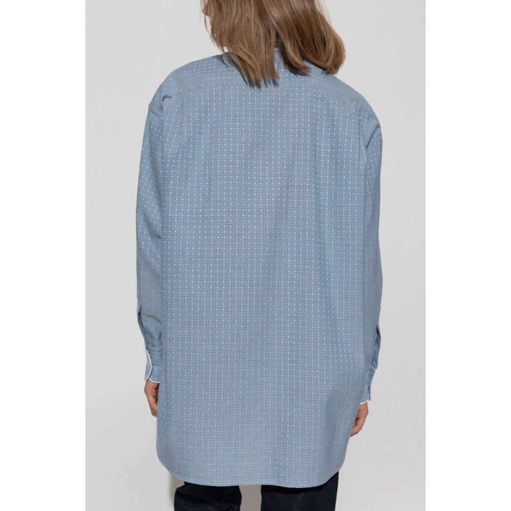 ETRO Gestreept overhemd Blue Dames