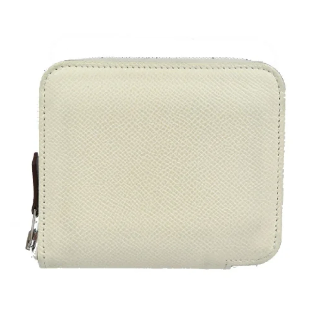 Hermès Vintage Pre-owned Canvas wallets Beige Dames