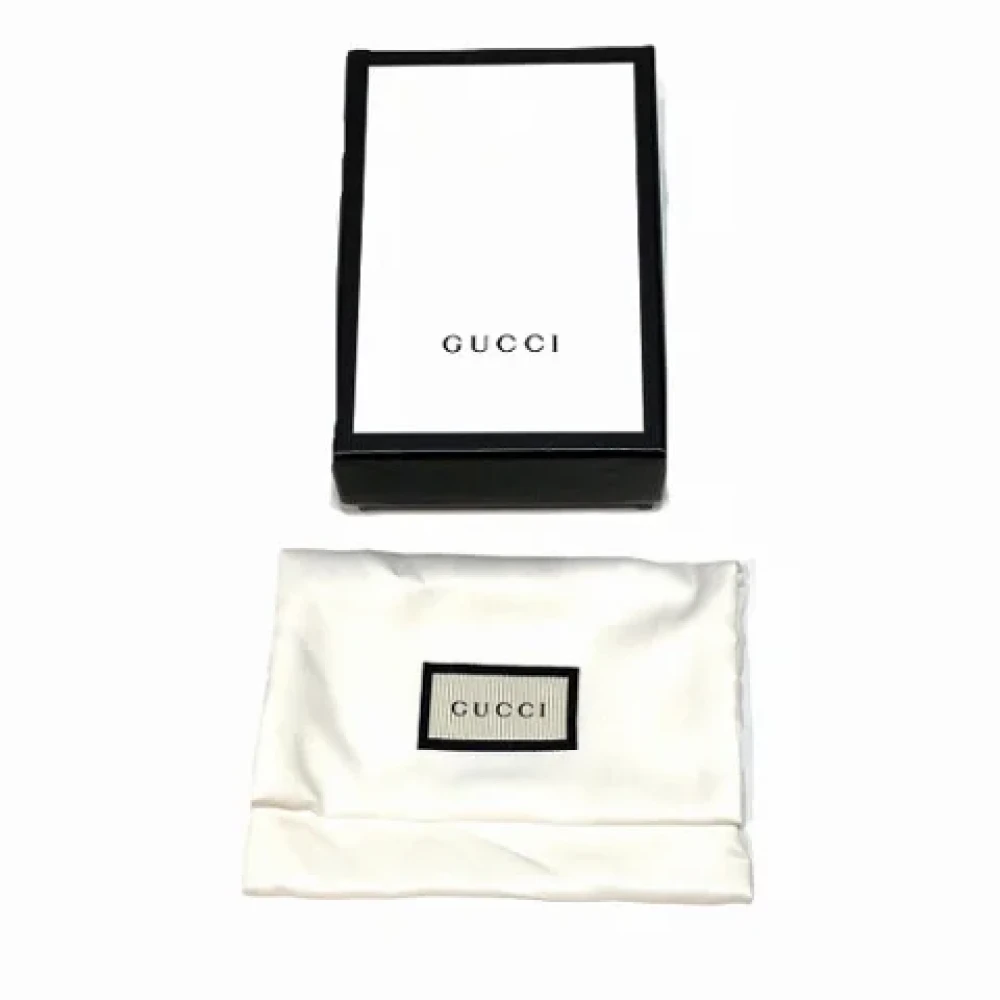 Gucci Vintage Pre-owned Leather key-holders Black Dames