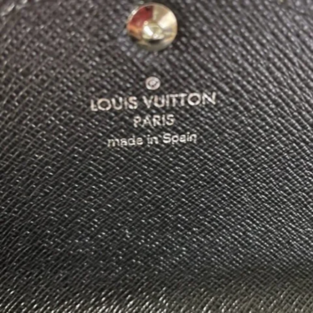 Louis Vuitton Vintage Pre-owned Leather wallets Black Dames