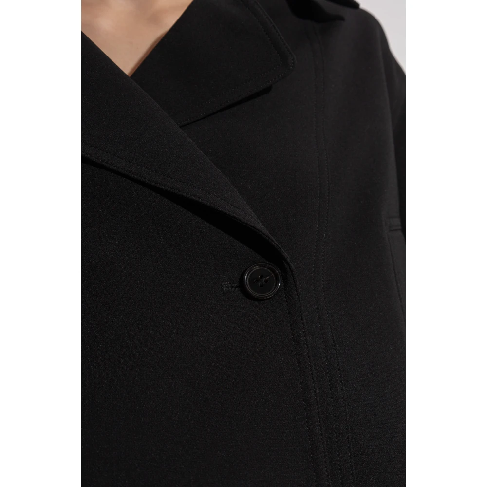 Theory Dubbelrijige jas Black Dames