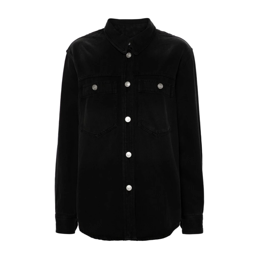 Isabel marant Zwarte Damesoverhemden Black Dames