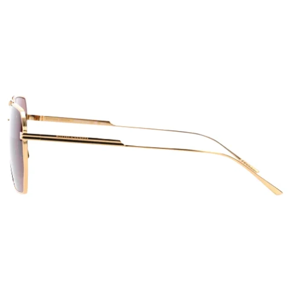 Bottega Veneta Vintage Pre-owned Metal sunglasses Yellow Dames