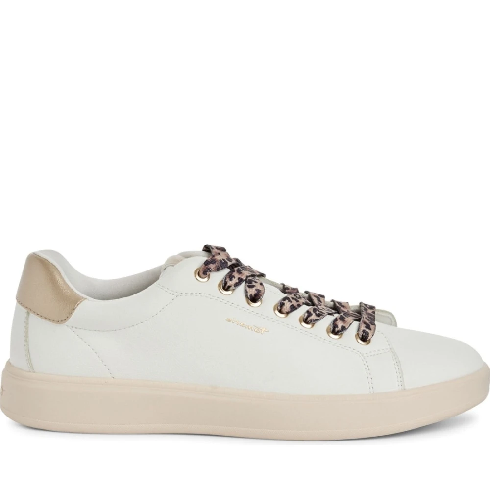 Tamaris Women's White Sneakers, 5 Uk, Low-Top Trainers