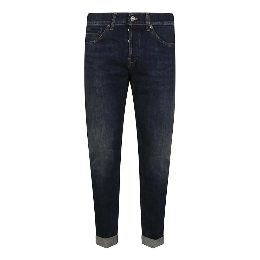Dondup Men's Blue Slim Fit Jeans, W35, George Skinny Jeans