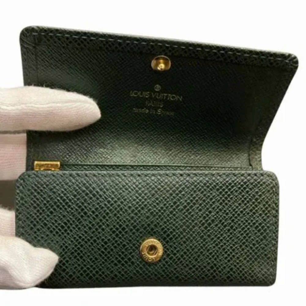 Louis Vuitton Vintage Pre-owned Leather key-holders Green Dames