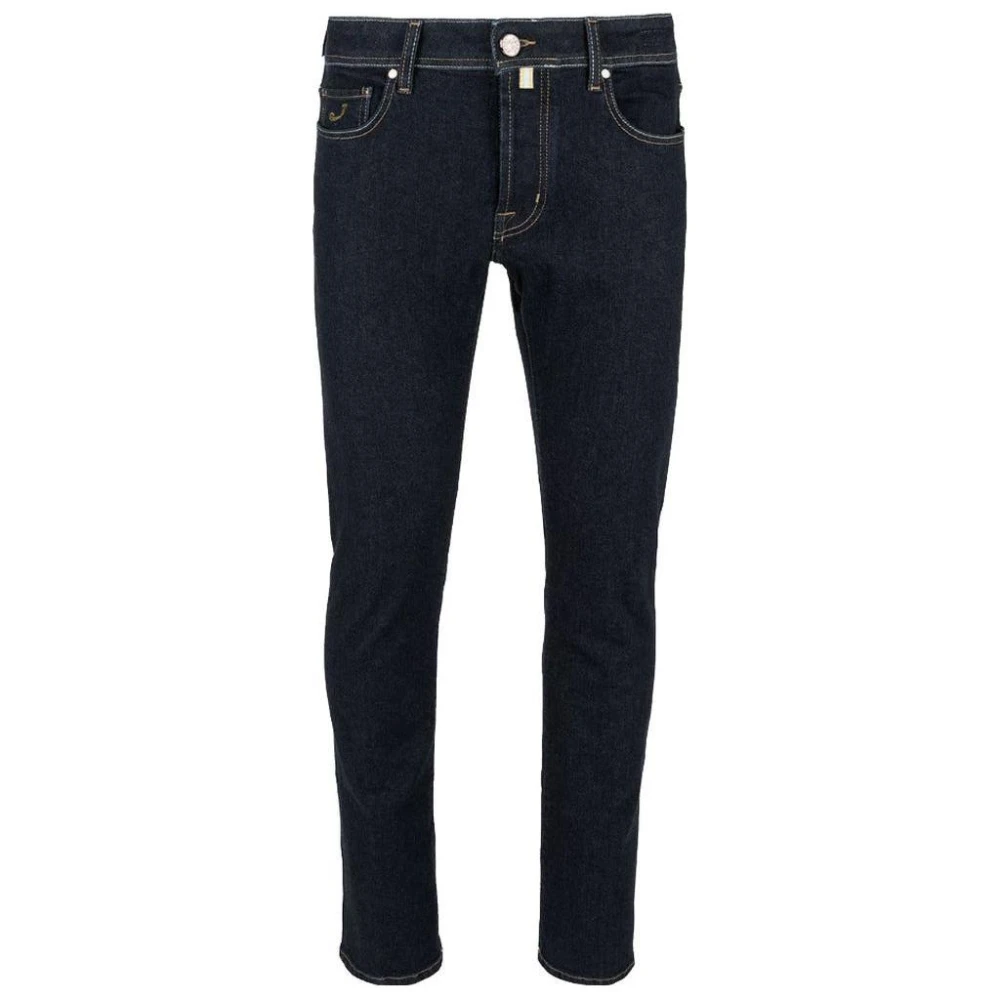 Jacob Cohën Donkerblauwe Slim Fit Denim Jeans Blue Heren