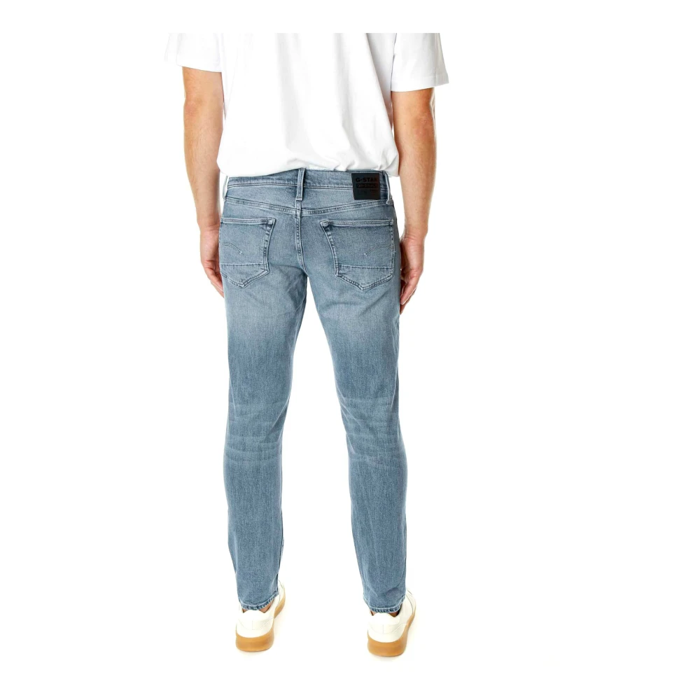G-Star Mid Waist Tapered Fit Jeans Blue Heren
