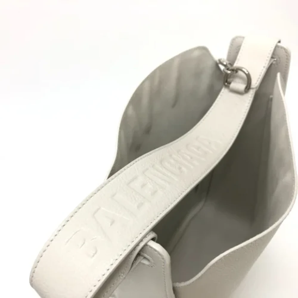 Balenciaga Vintage Pre-owned Leather shoulder-bags White Dames