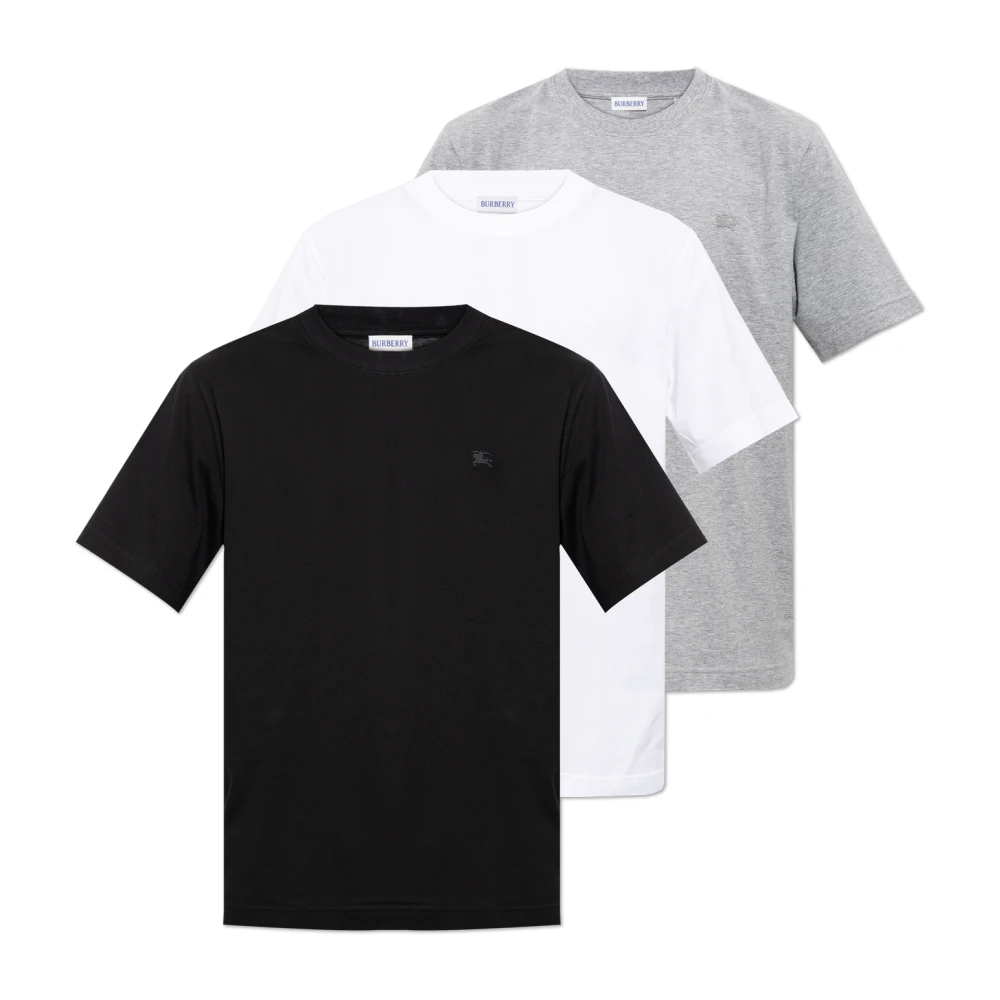 Burberry Uomo T-Shirt Ekd In Jersey Di Cotone Nero It Taglia 46- Mytheresa - Immagine 3