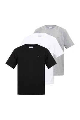 Trepack bomulls-T-shirt