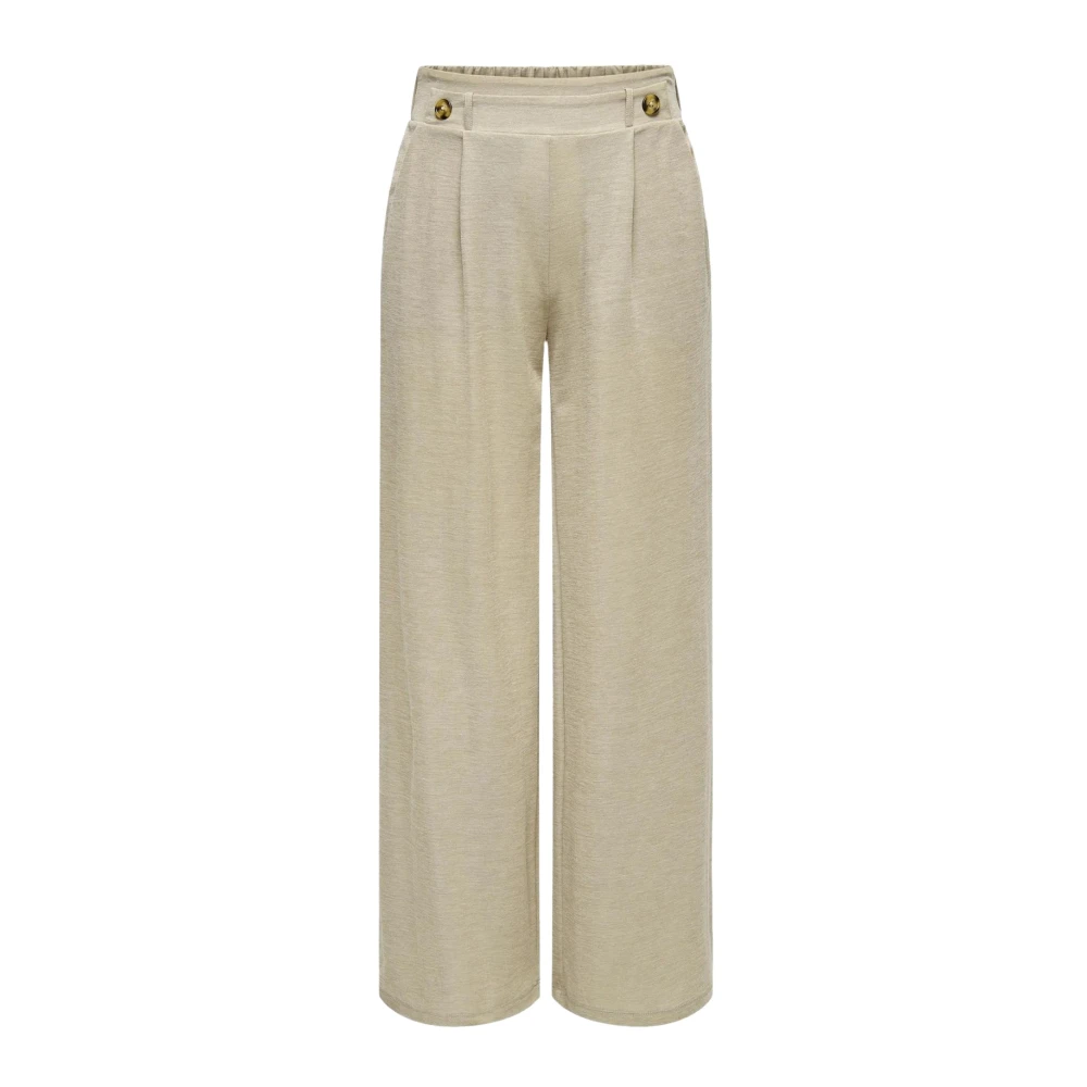 Jacqueline de Yong Klassieke Denim Jeans voor Vrouwen Beige Dames