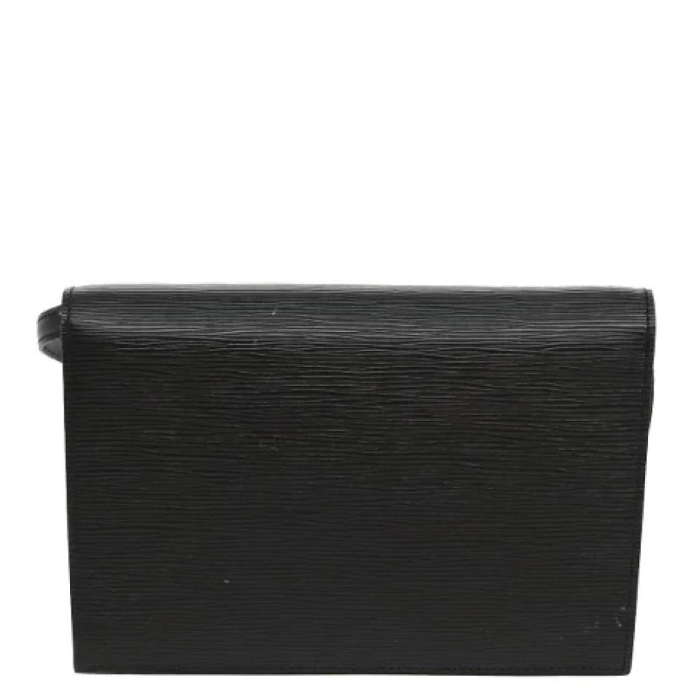 Louis Vuitton Vintage Pre-owned Leather shoulder-bags Black Dames