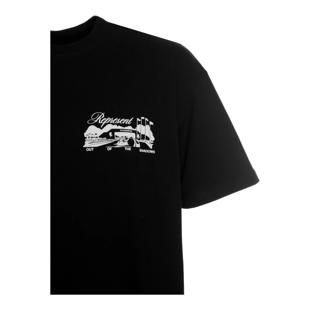 Represent Race Way Graphic Tee Black Heren