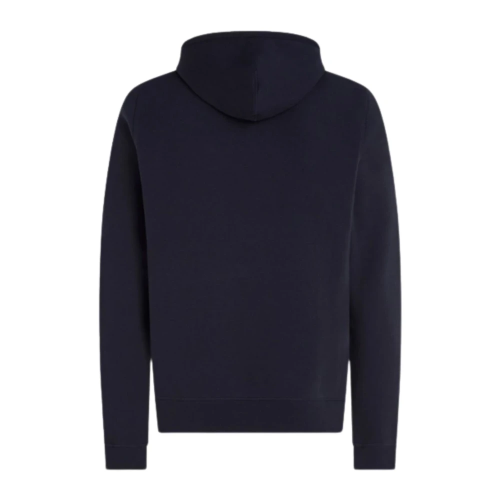 Tommy Hilfiger Monogram Applique Hoody voor Mannen Blue Heren
