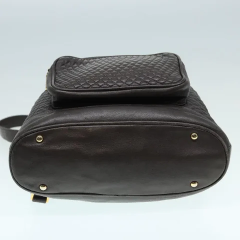 Bally Pre-owned Leather backpacks Black Dames