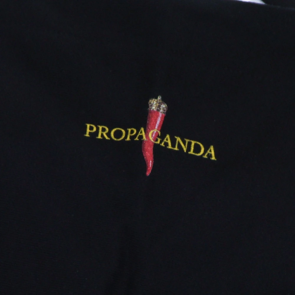 Propaganda Zwarte lichtgewicht hoodie Black Heren