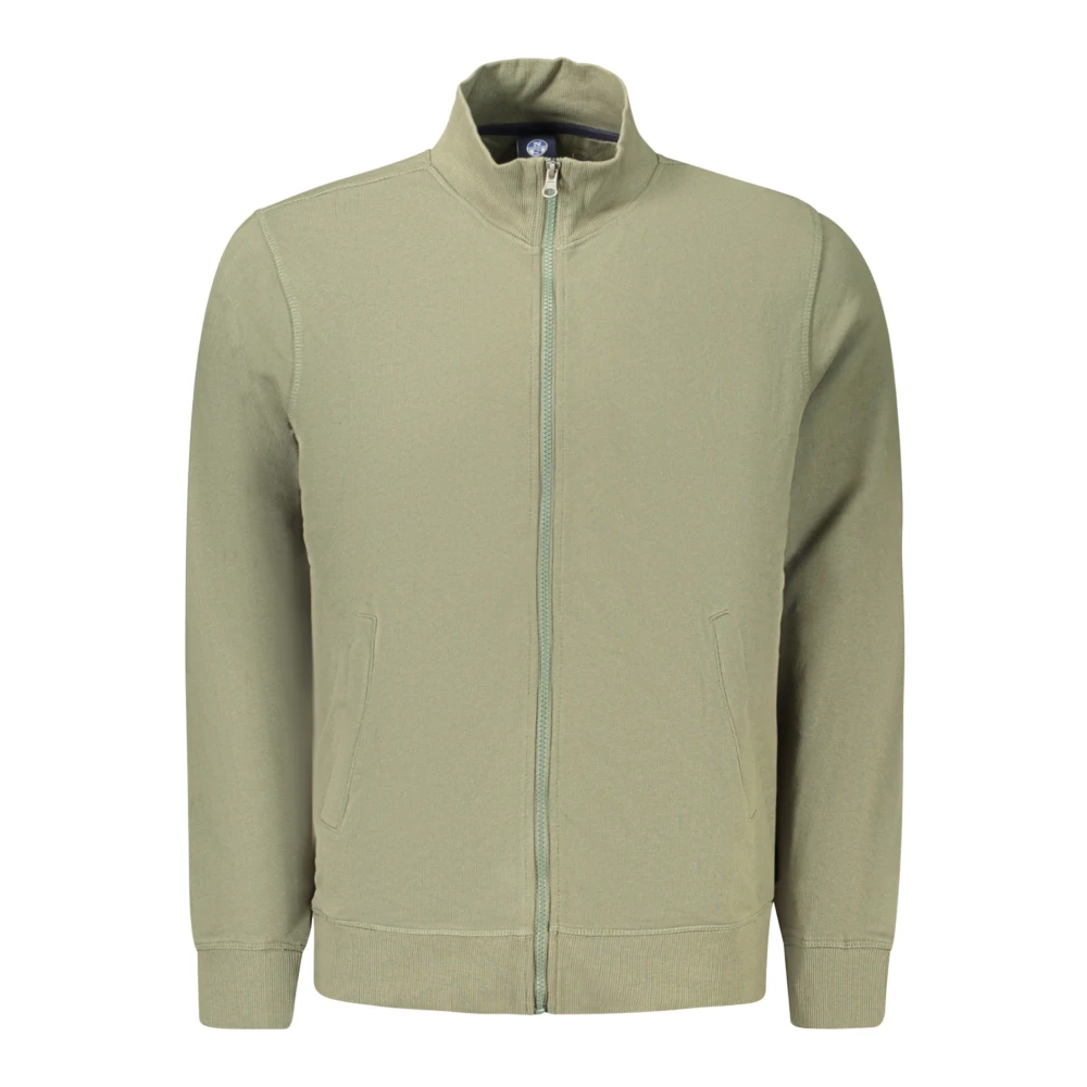 North Sails Zip-Through Sweatshirt - Male - Zip-Throughs - Green - 3XL - Sweatshirts & Hoodies