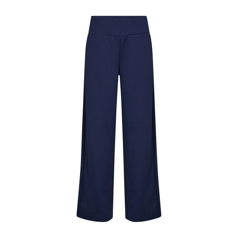 Soyaconcept Klassieke Wijde Pijp Broek Blauw Blue Dames