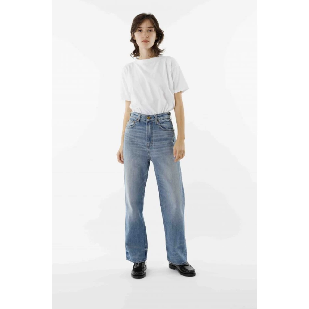 B Sides Vintage Straight Fit Jeans Blue Dames