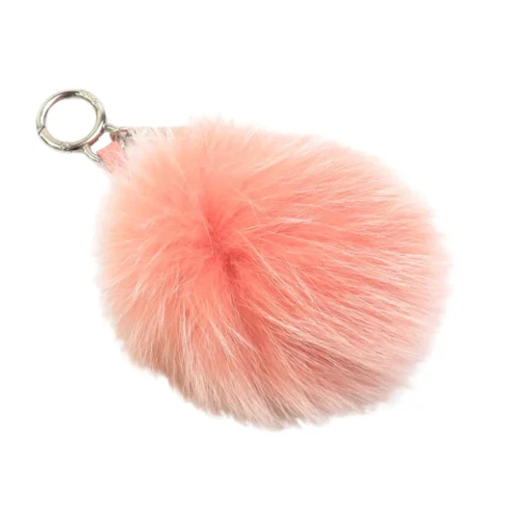 Fendi Vintage Pre-owned Fur key-holders Pink Unisex