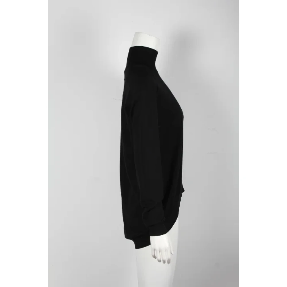 Givenchy Pre-owned Wool outerwear Black Dames