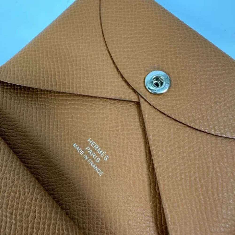 Hermès Vintage Pre-owned Leather home-office Brown Dames