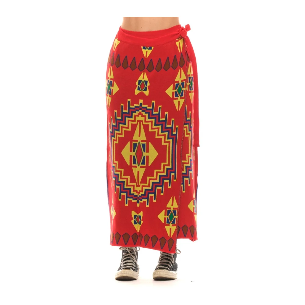 Akep - Skirts > Maxi Skirts - Red - Akep - Modalova