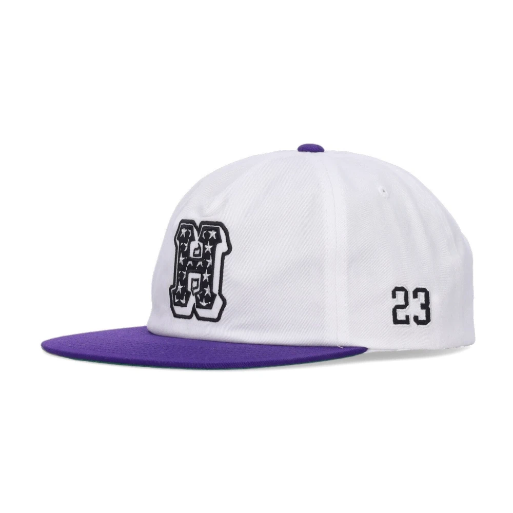 HUF Witte Flat Visor Cap Mannen White Unisex