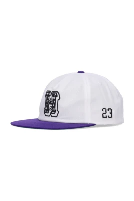 Vit Flat Visor Keps Herr