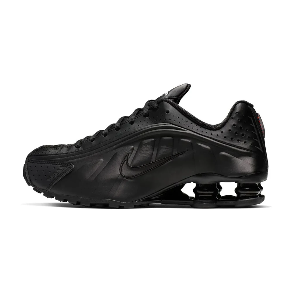 Nike Donna Arancia/Rosso/Nero Donne, Sneaker, Shox R4, (38.5) - Immagine 3