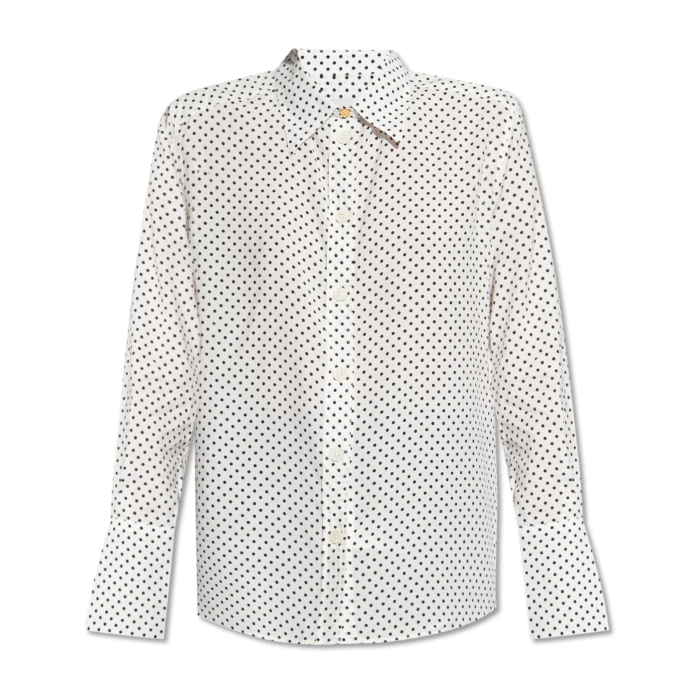Paul Smith Overhemd met gestippeld patroon White Dames