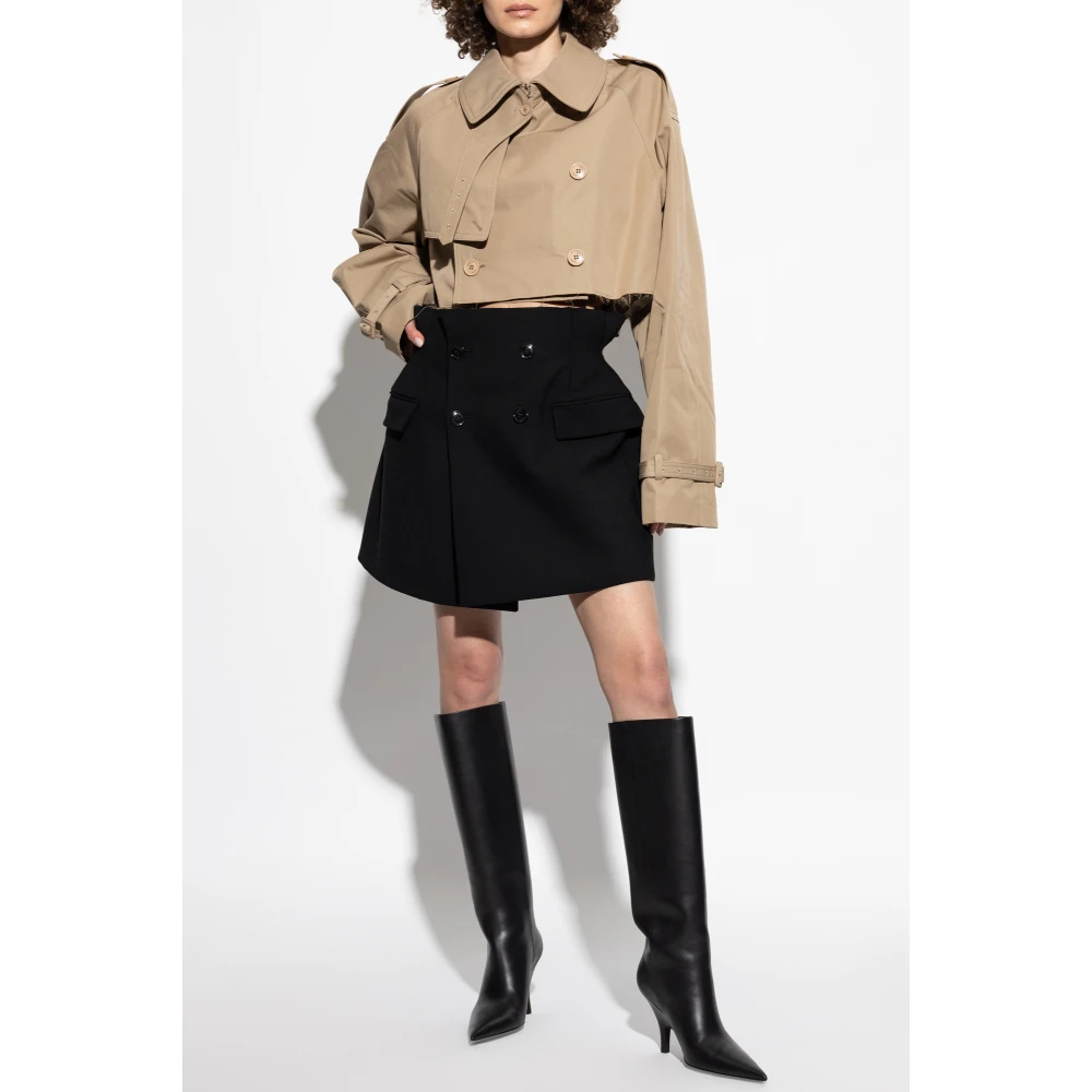 Vetements Korte jas Beige Dames