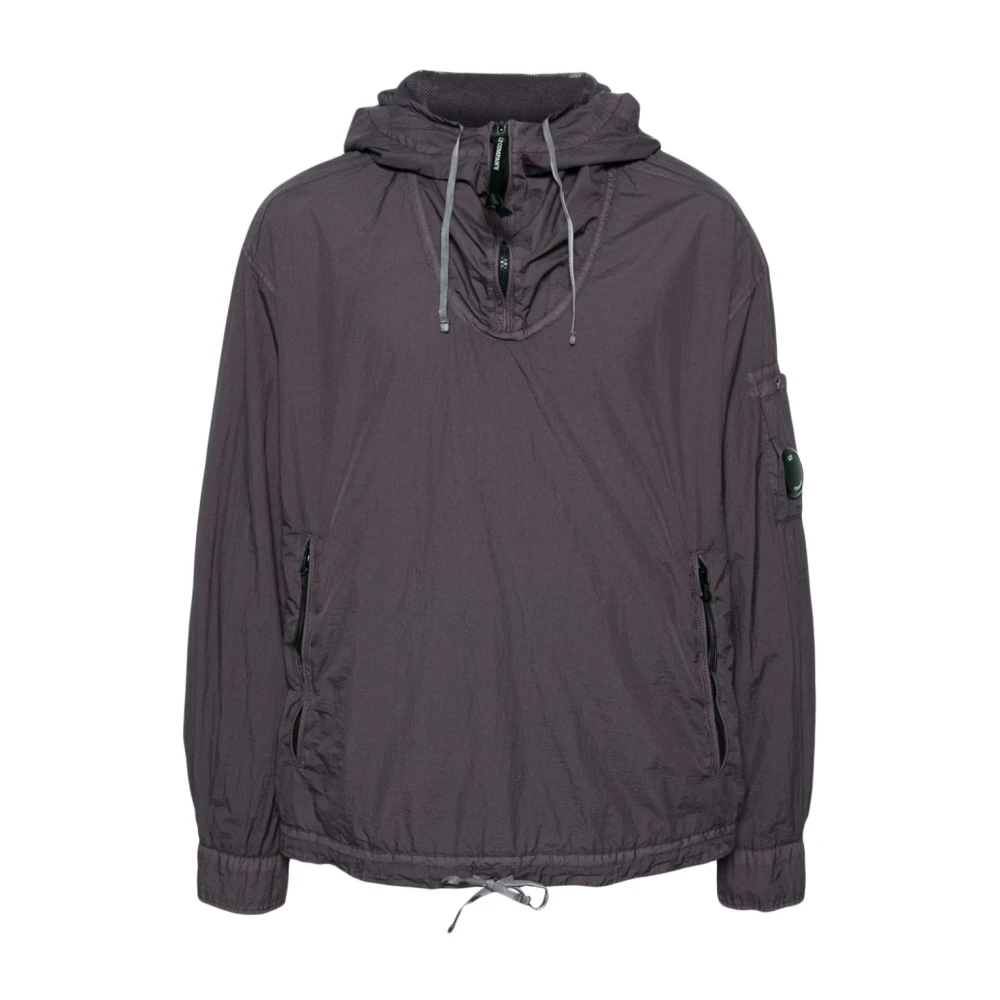 C.P. Company Gehoode Overshirt Jassen Gray Heren