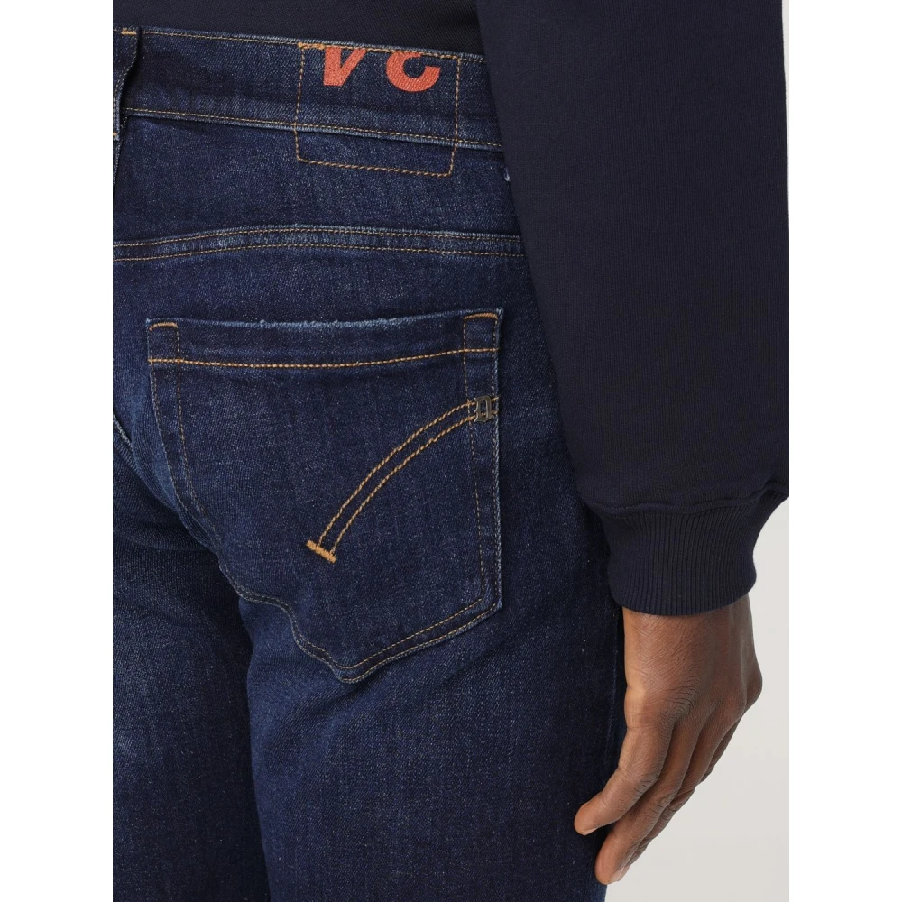 Dondup Gewassen Denim George Broek Blue Heren