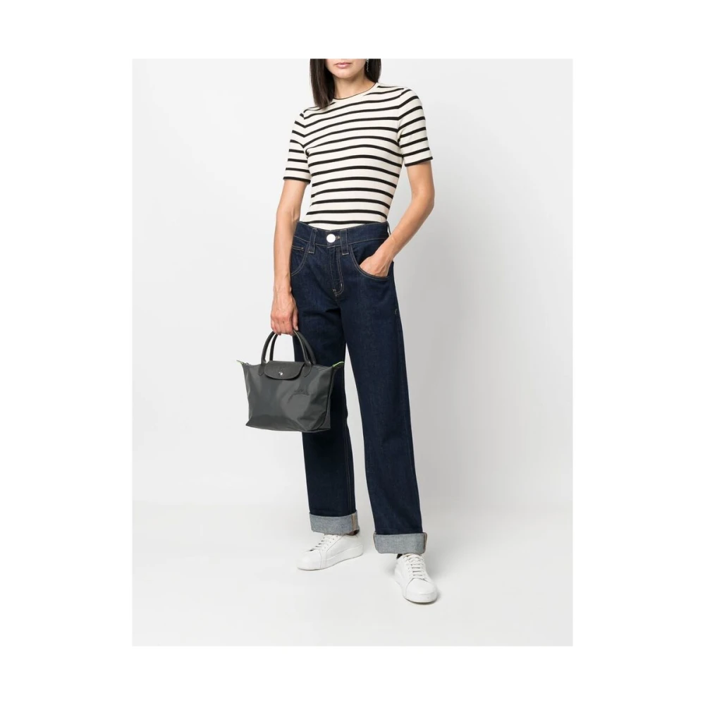 Longchamp Le Pliage Groene Tote Tas Gray Dames
