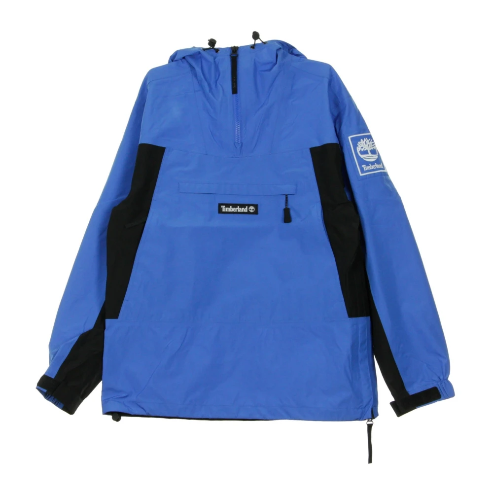 Timberland Blauwe Waterdichte Windbreaker Pullover Blue Heren