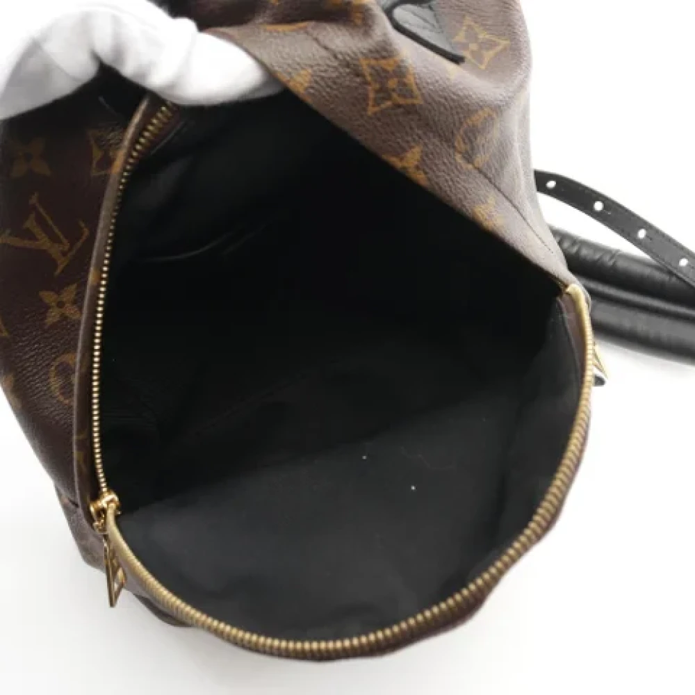 Louis Vuitton Vintage Pre-owned Canvas backpacks Brown Dames