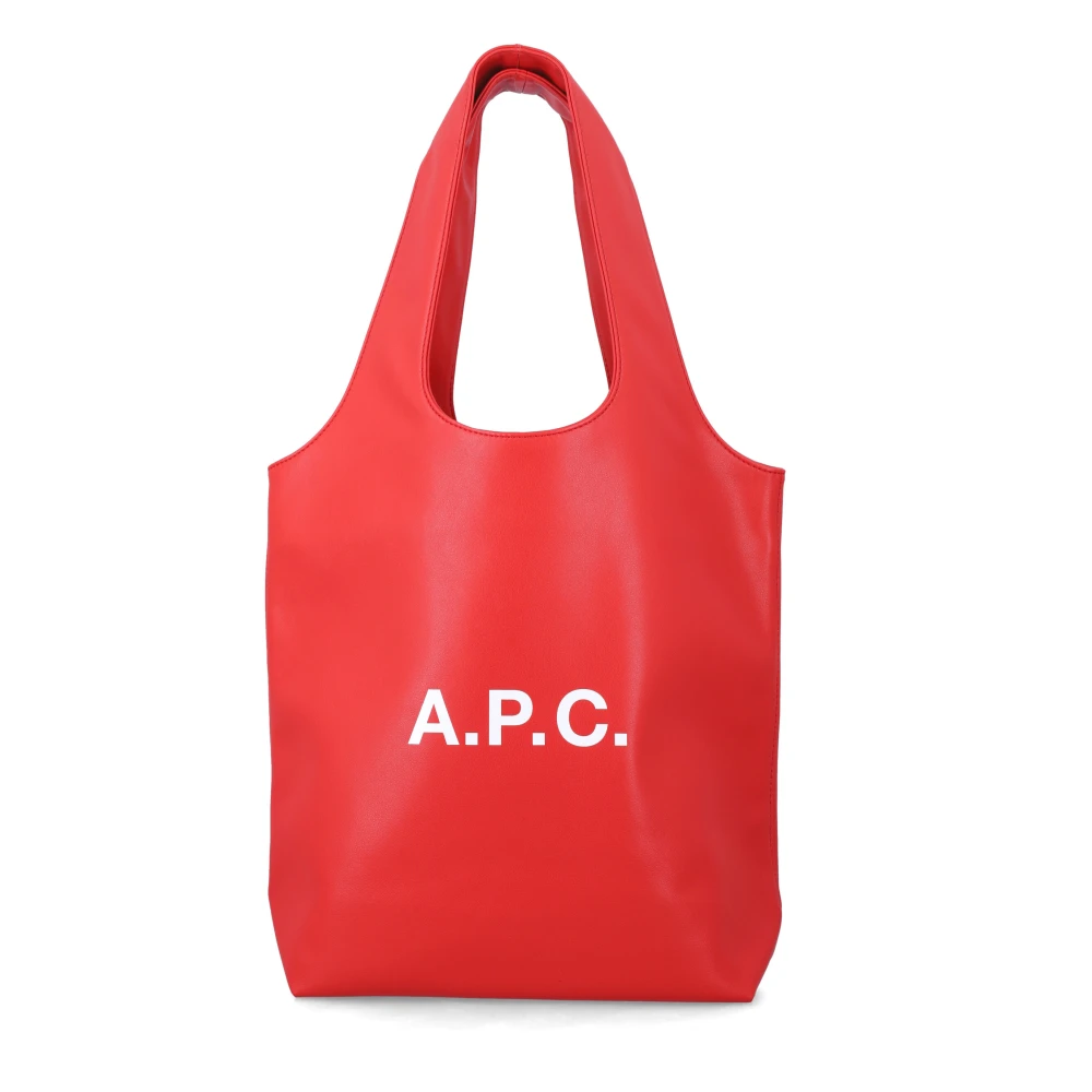 A.p.c. Unisex Red Ninon Small Tote