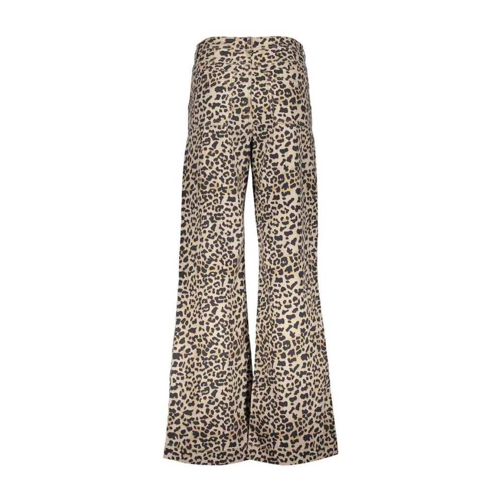 Geisha Jeans met Luipaardprint Multicolor Dames