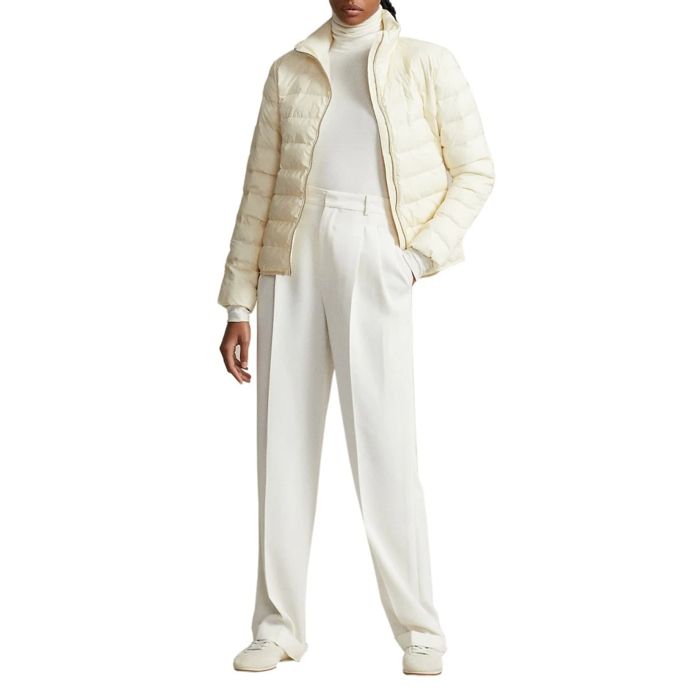 Polo Ralph Lauren Crème Waterbestendige Geïsoleerde Jas Beige Dames