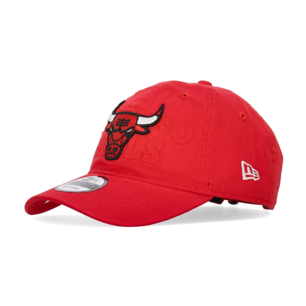 New era Chicago Bulls Gebogen Klep Pet Red Unisex