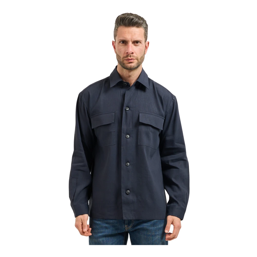 Hugo Uomo Blu Magliette, S, New,