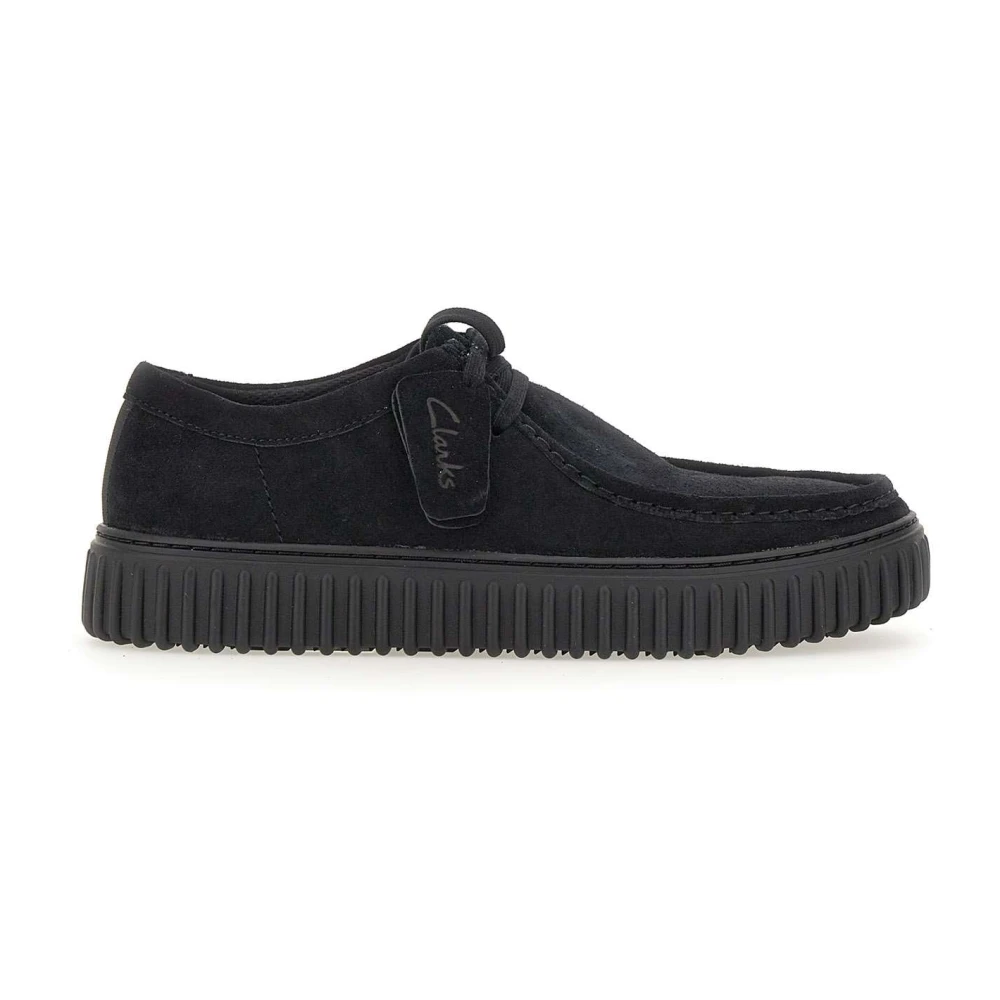 Clarks Men's Black Torhill Lo Lace-Ups