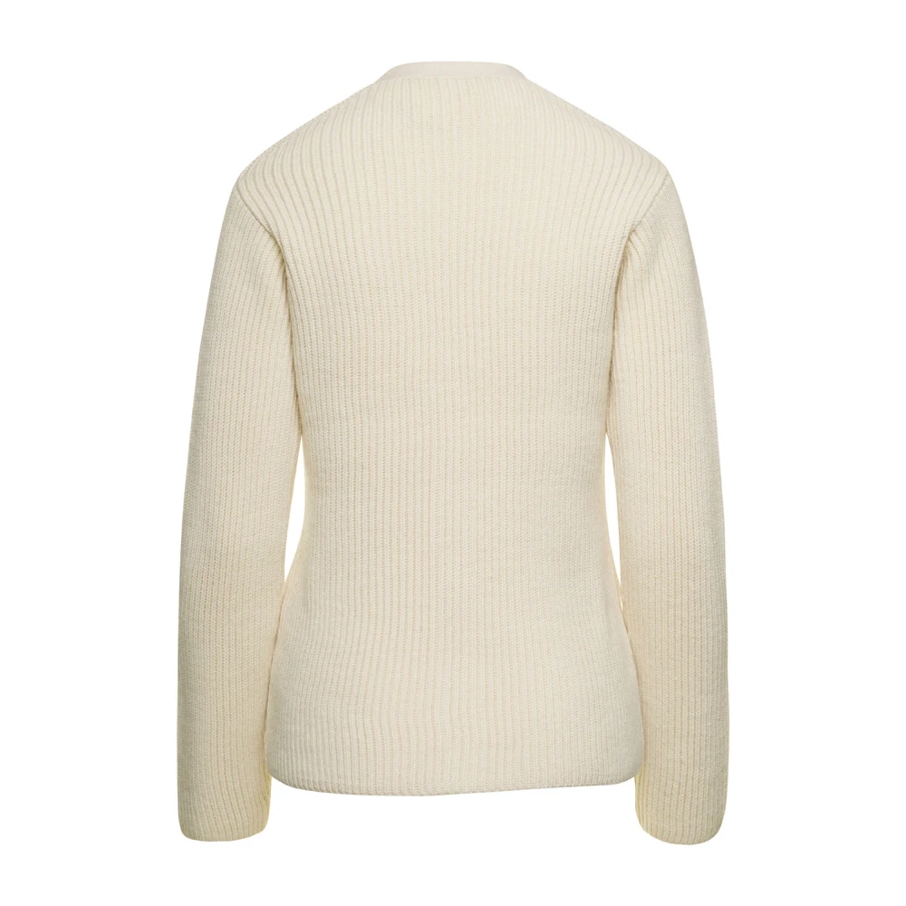 closed Witte Cardigan Sweaters met Lange Mouwen White Dames