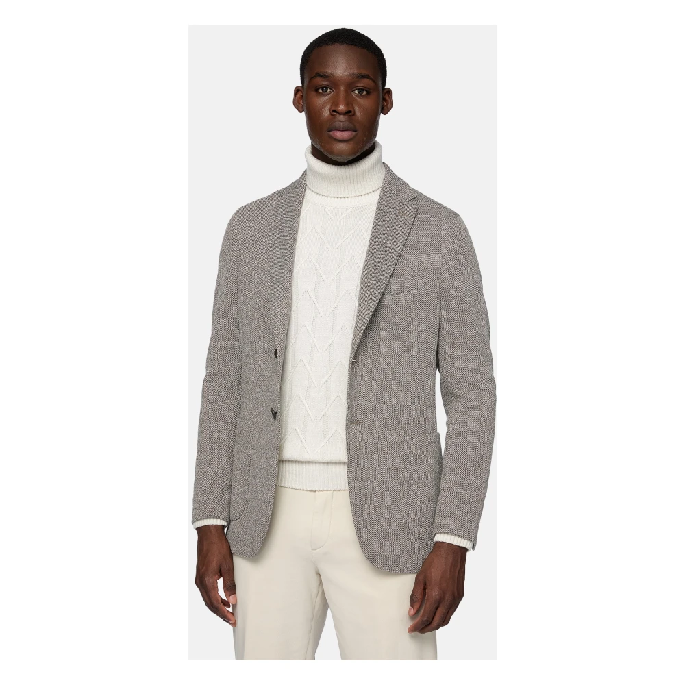 Boggi Milano B Jersey Jas Beige Heren