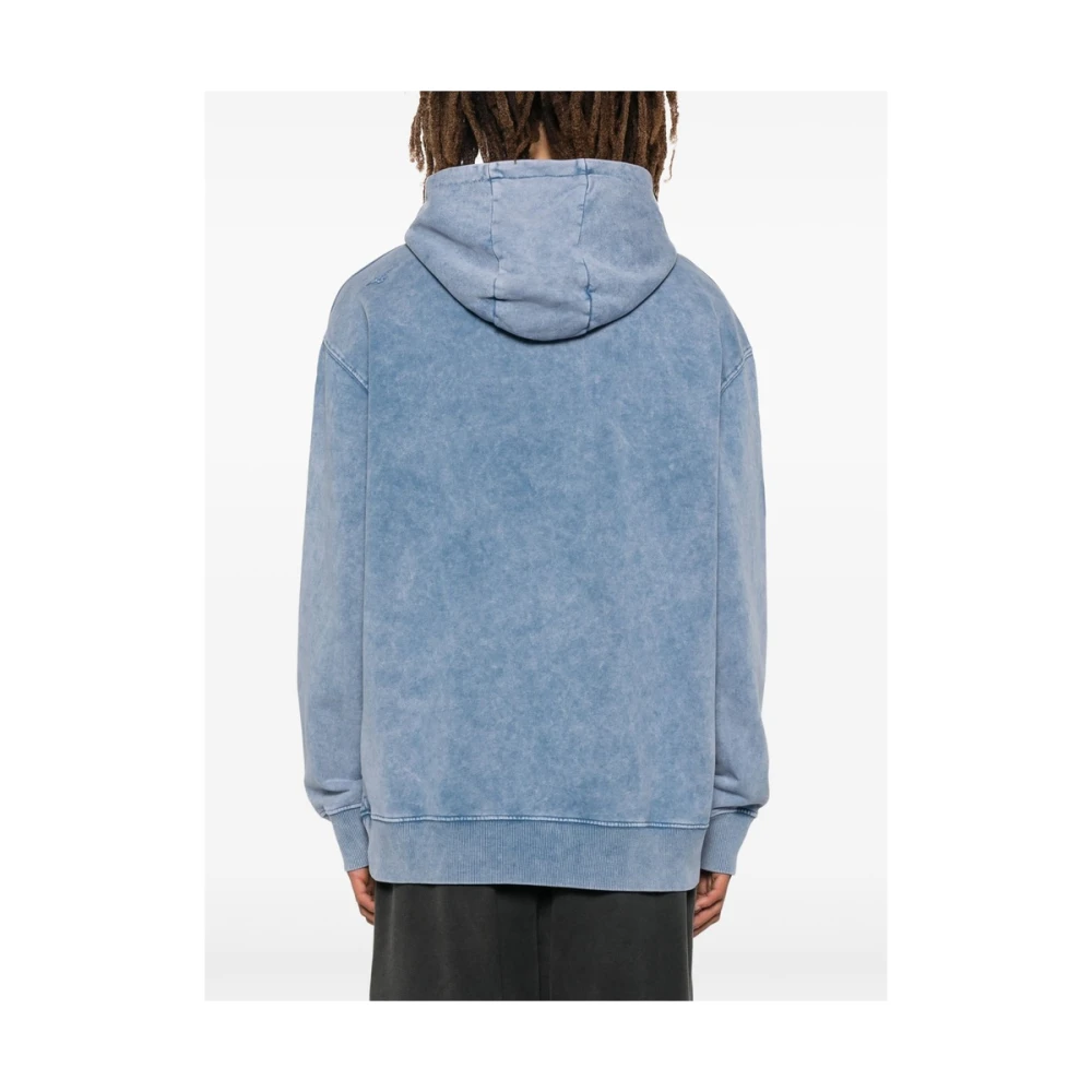 Mizuno Indigo Blauwe Hoodie Blue Heren